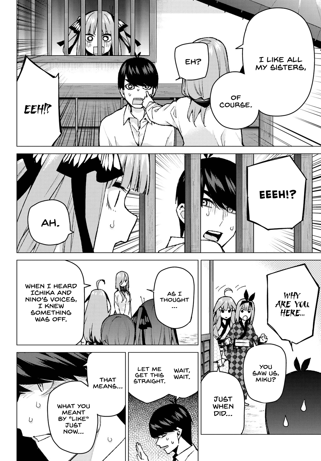 Go-Toubun no Hanayome Chapter 86 page 2 - Chapter 86: Sisters’ War - Exhibition Match