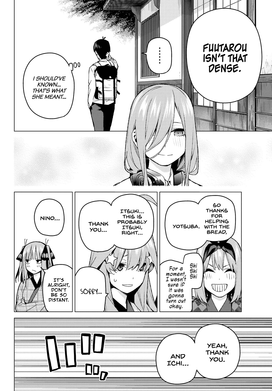 Go-Toubun no Hanayome Chapter 86 page 4 - Chapter 86: Sisters’ War - Exhibition Match