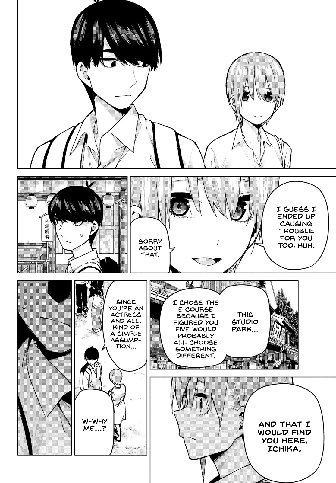 Go-Toubun no Hanayome Chapter 86 page 8 - Chapter 86: Sisters’ War - Exhibition Match