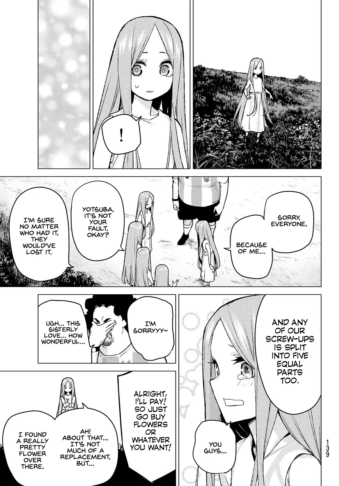 Go-Toubun no Hanayome Chapter 87 page 10 - Chapter 87: My sisters and I (1)