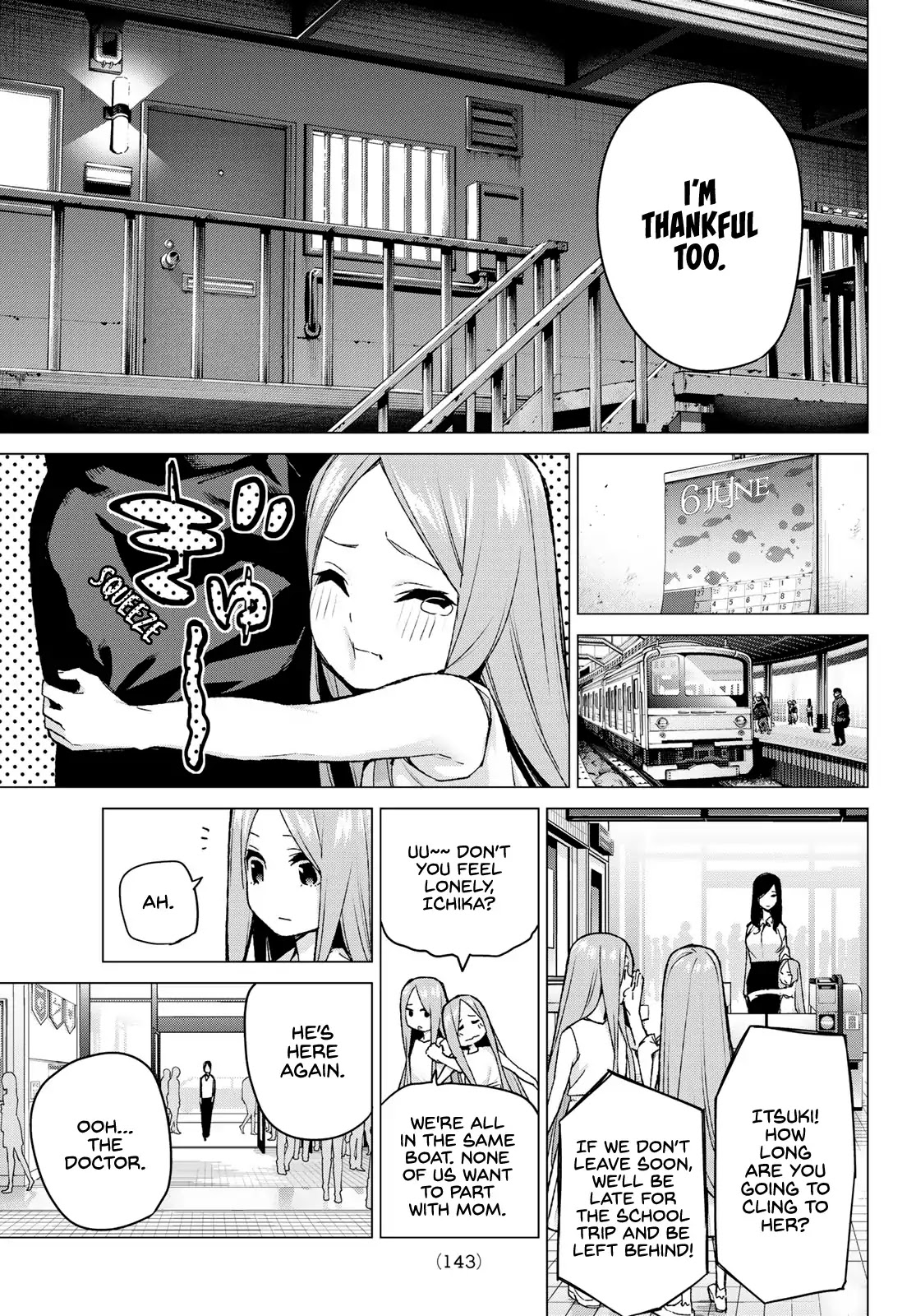 Go-Toubun no Hanayome Chapter 87 page 14 - Chapter 87: My sisters and I (1)