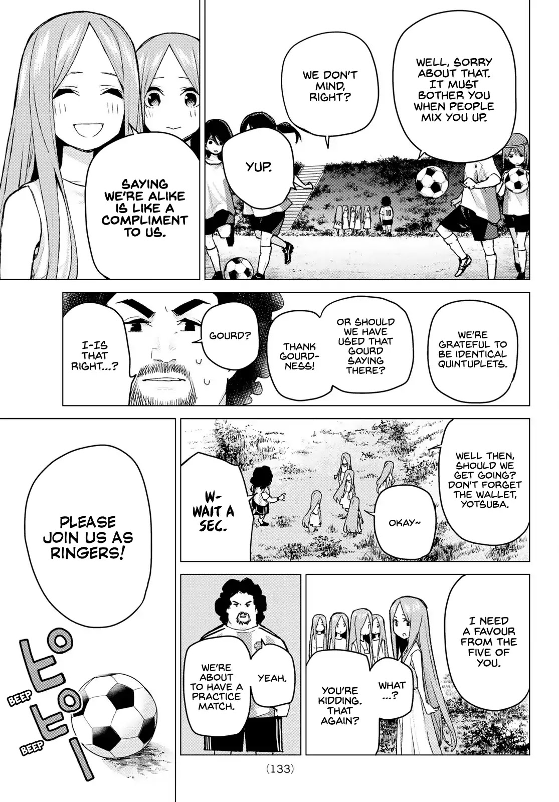 Go-Toubun no Hanayome Chapter 87 page 4 - Chapter 87: My sisters and I (1)