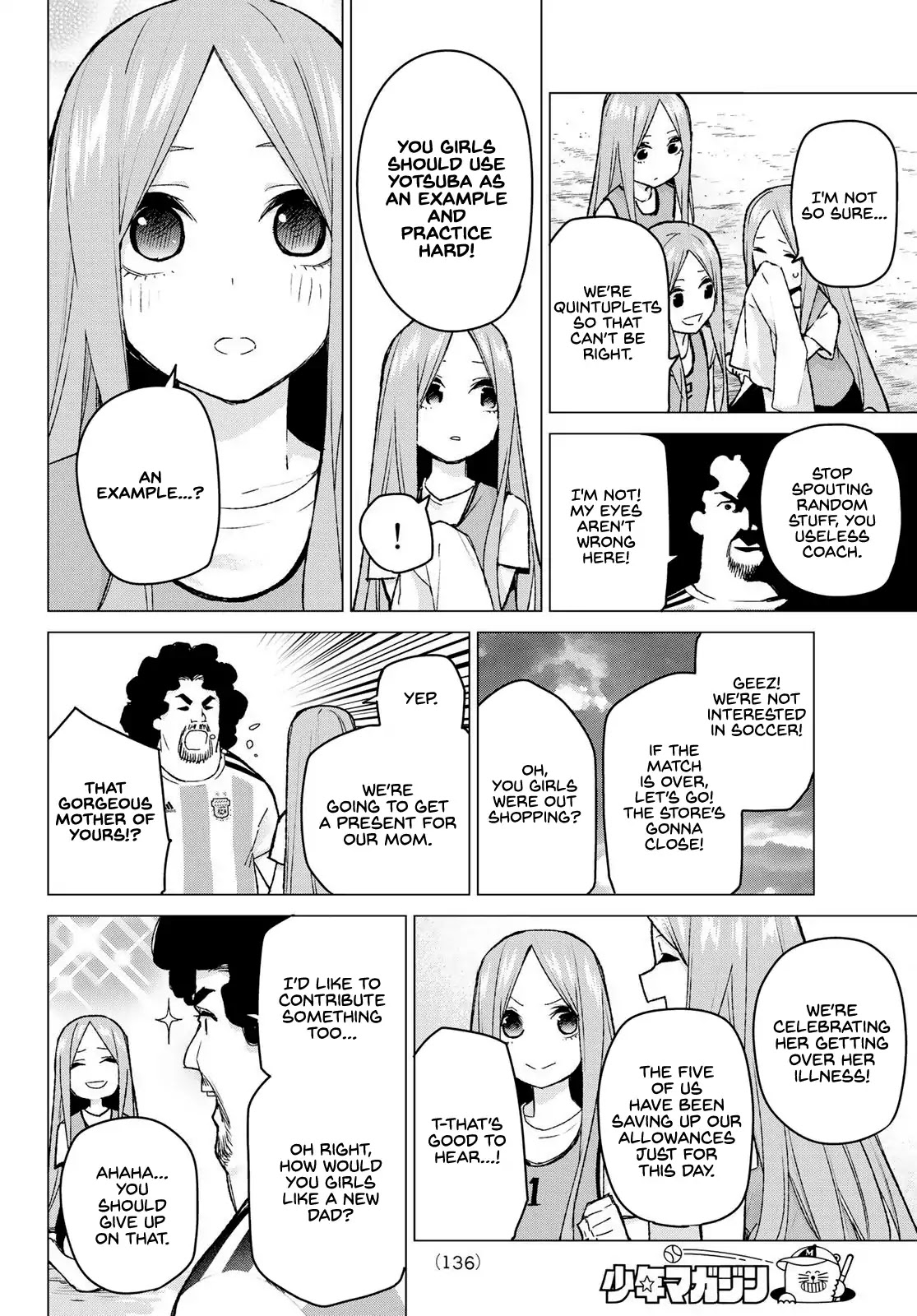 Go-Toubun no Hanayome Chapter 87 page 7 - Chapter 87: My sisters and I (1)