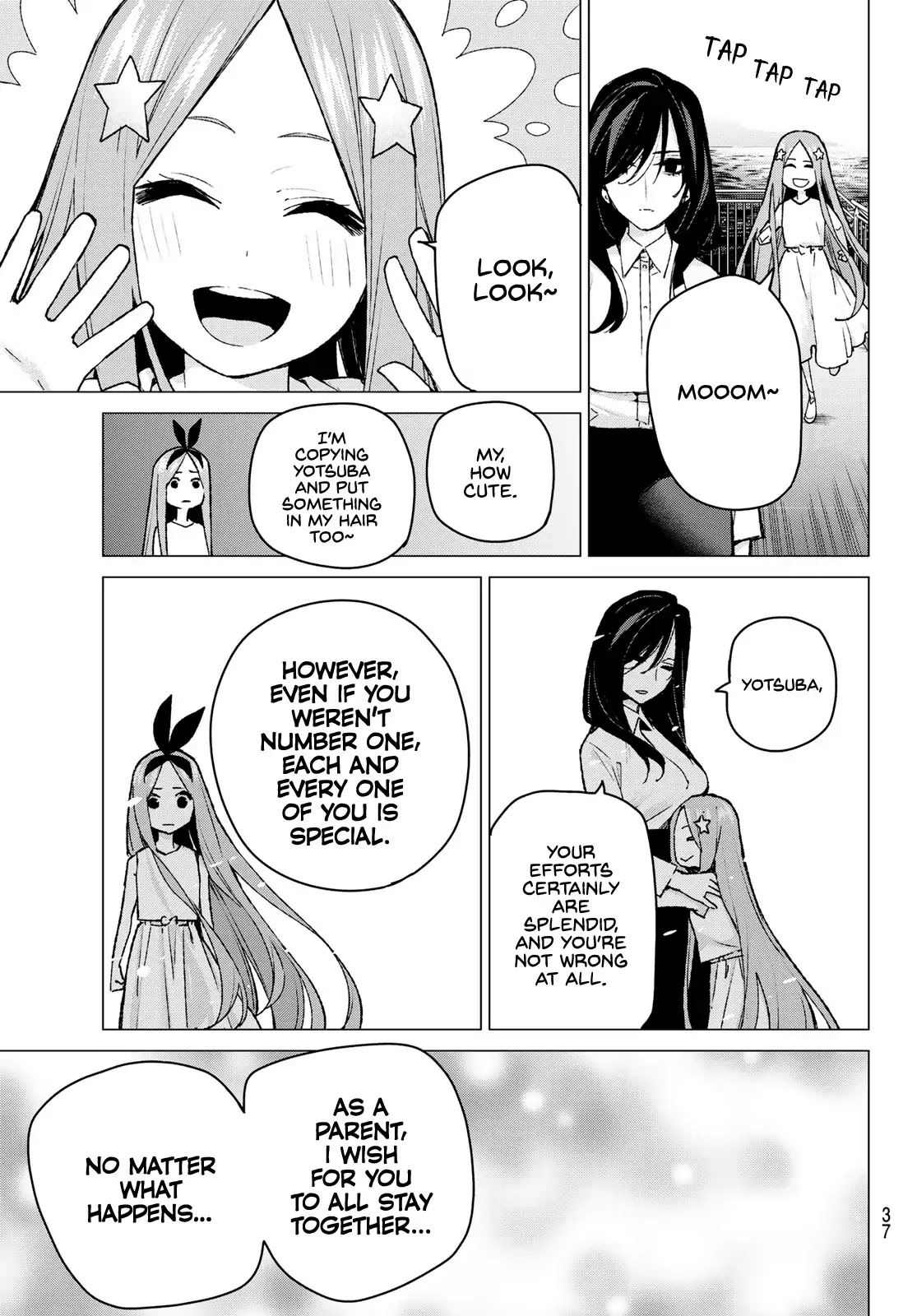Go-Toubun no Hanayome Chapter 88 page 22 - Chapter 88: A Certain Boy and I (1)