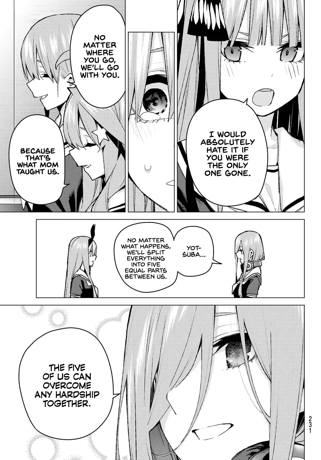 Go-Toubun no Hanayome Chapter 89 page 16 - Chapter 89: My Sisters and I (2)