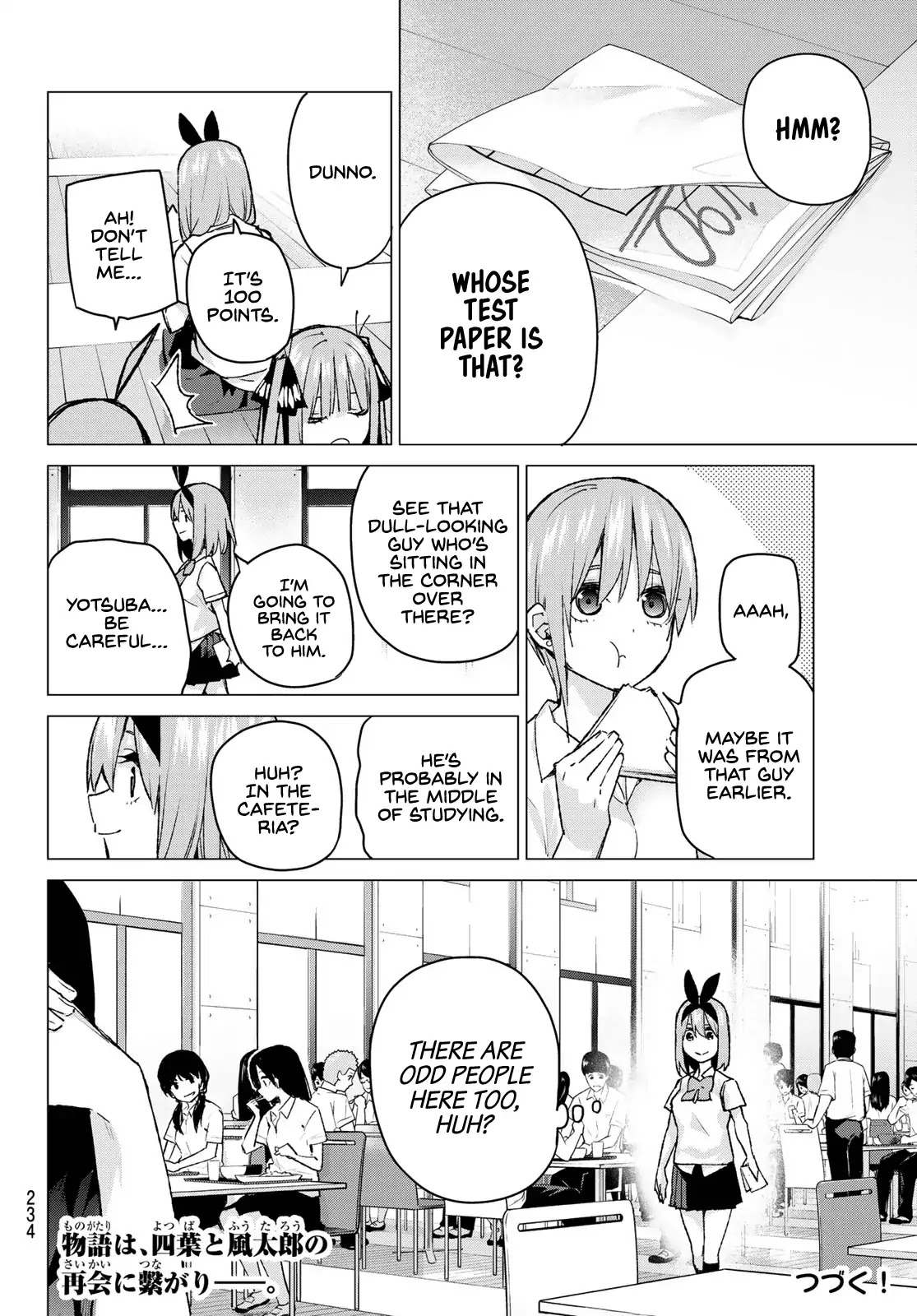 Go-Toubun no Hanayome Chapter 89 page 19 - Chapter 89: My Sisters and I (2)