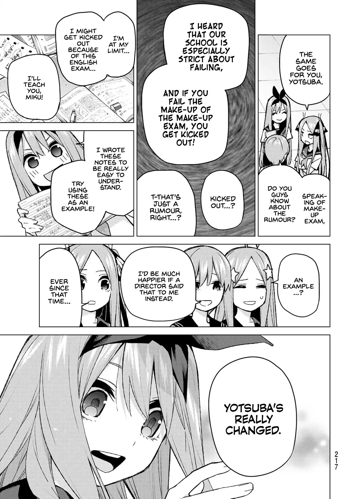 Go-Toubun no Hanayome Chapter 89 page 3 - Chapter 89: My Sisters and I (2)