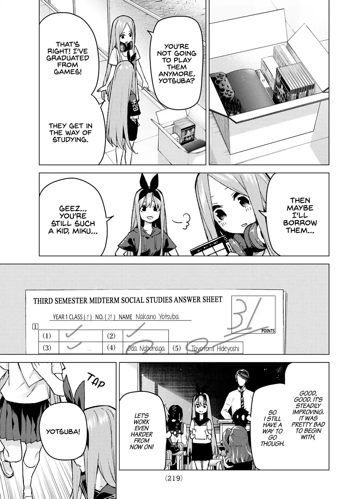 Go-Toubun no Hanayome Chapter 89 page 5 - Chapter 89: My Sisters and I (2)