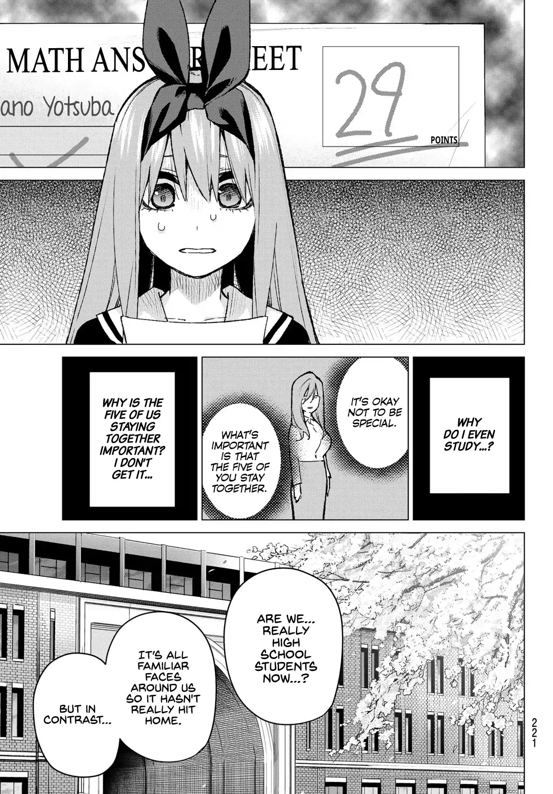 Go-Toubun no Hanayome Chapter 89 page 7 - Chapter 89: My Sisters and I (2)