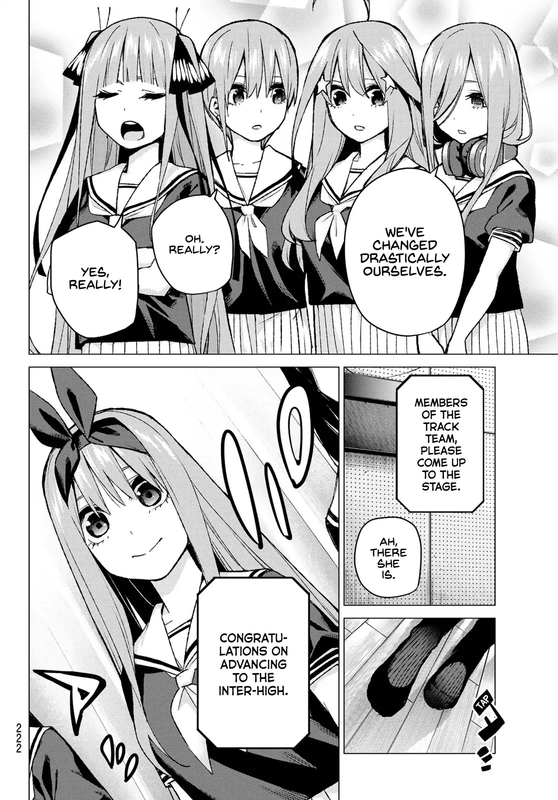Go-Toubun no Hanayome Chapter 89 page 8 - Chapter 89: My Sisters and I (2)