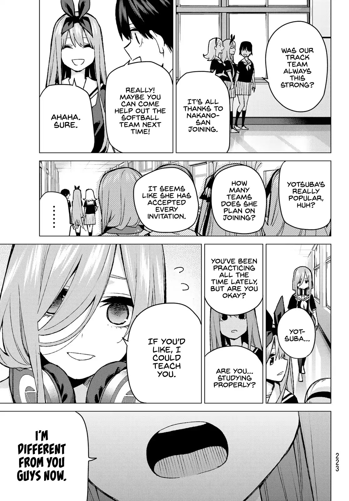 Go-Toubun no Hanayome Chapter 89 page 9 - Chapter 89: My Sisters and I (2)
