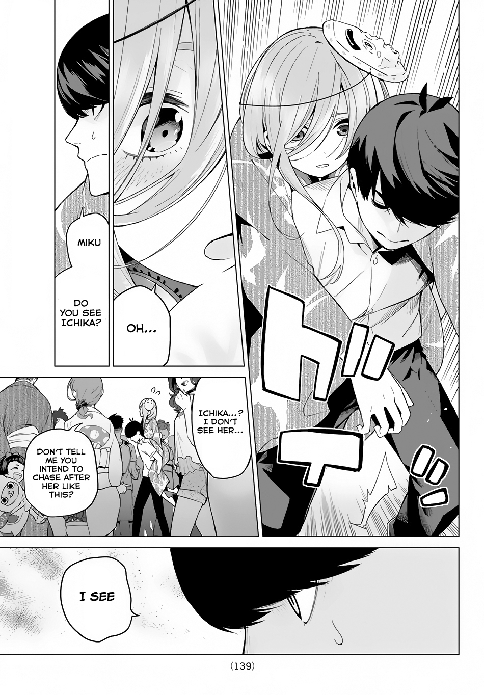 Go-Toubun no Hanayome Chapter 9 page 10 - Chapter 9: Today is Holiday (3)
