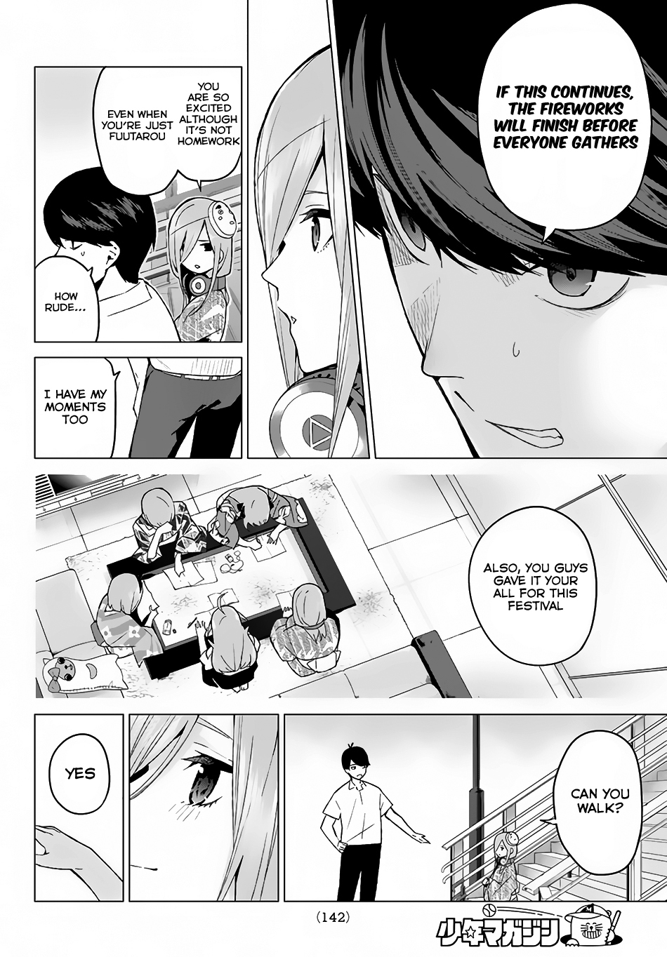 Go-Toubun no Hanayome Chapter 9 page 13 - Chapter 9: Today is Holiday (3)