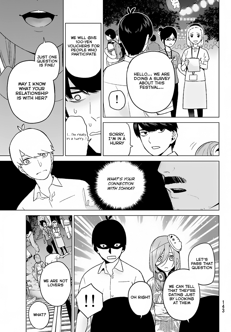 Go-Toubun no Hanayome Chapter 9 page 14 - Chapter 9: Today is Holiday (3)