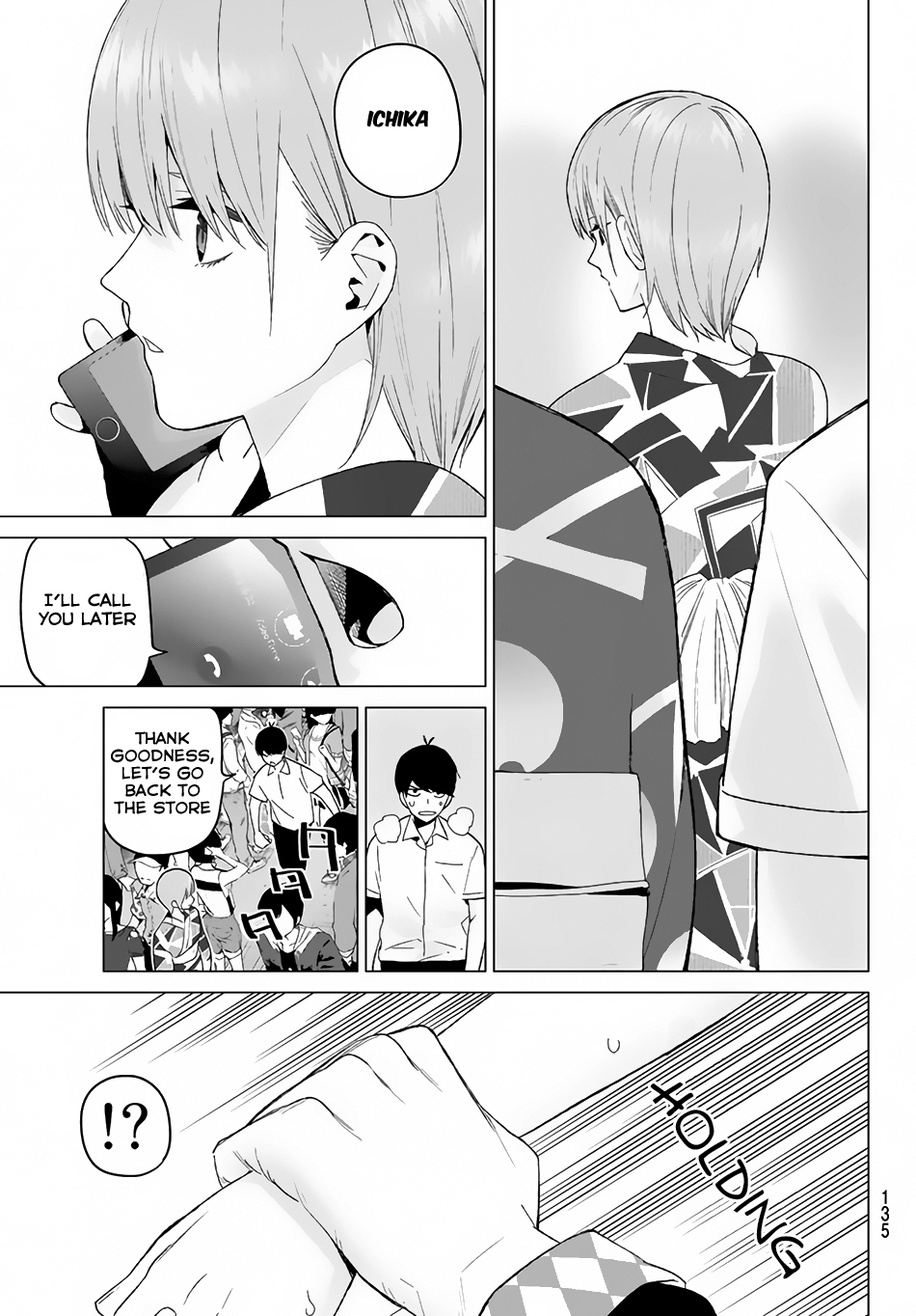 Go-Toubun no Hanayome Chapter 9 page 6 - Chapter 9: Today is Holiday (3)