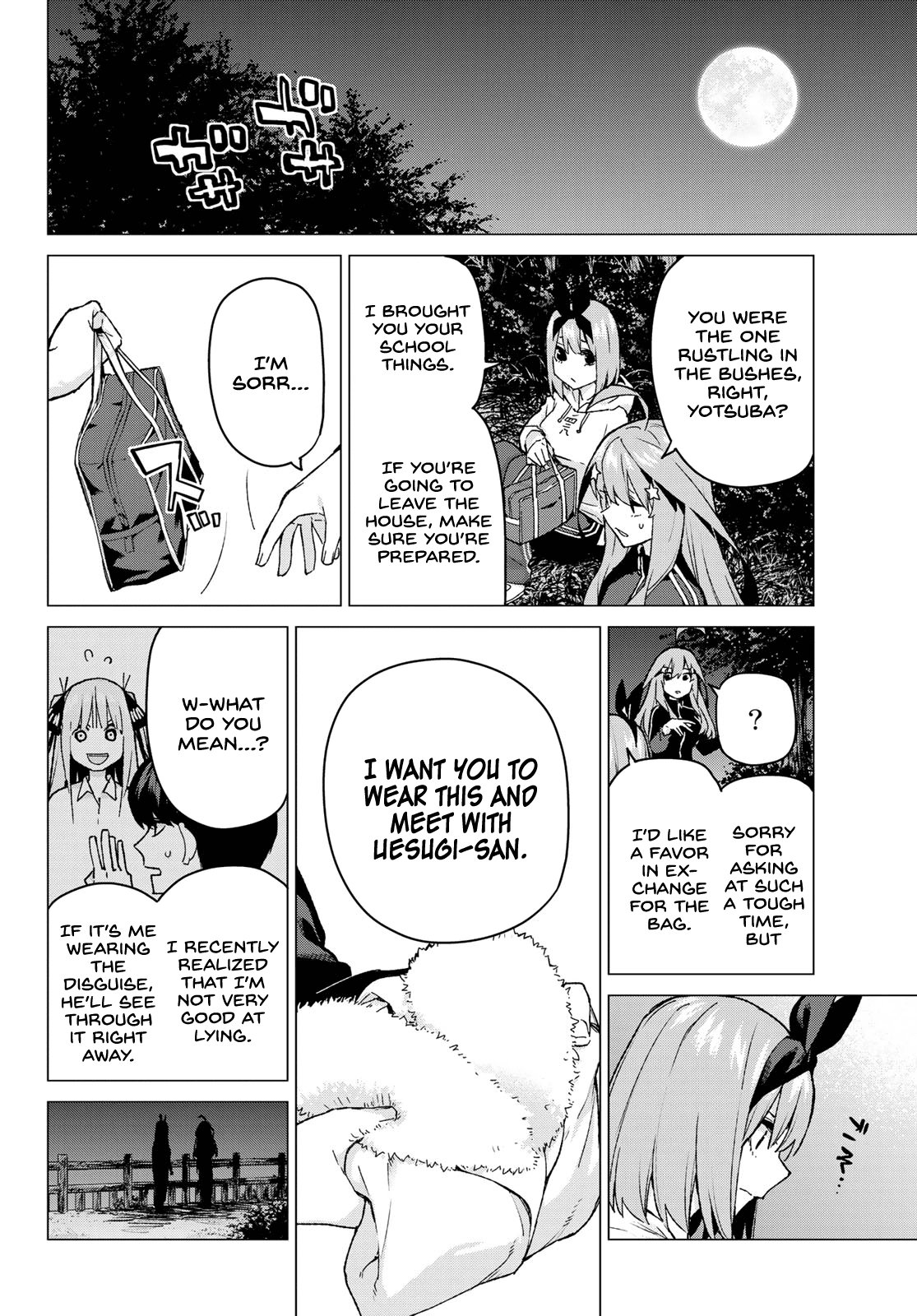 Go-Toubun no Hanayome Chapter 90 page 10 - Chapter 90: A Certain Boy and I ②