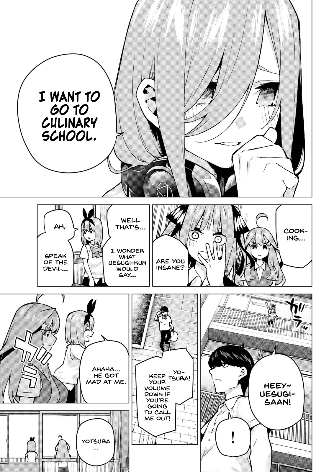 Go-Toubun no Hanayome Chapter 90 page 15 - Chapter 90: A Certain Boy and I ②