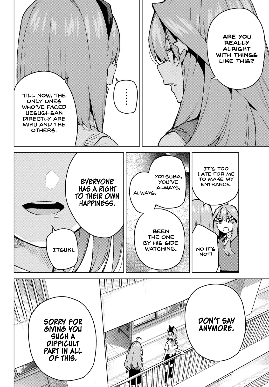 Go-Toubun no Hanayome Chapter 90 page 16 - Chapter 90: A Certain Boy and I ②