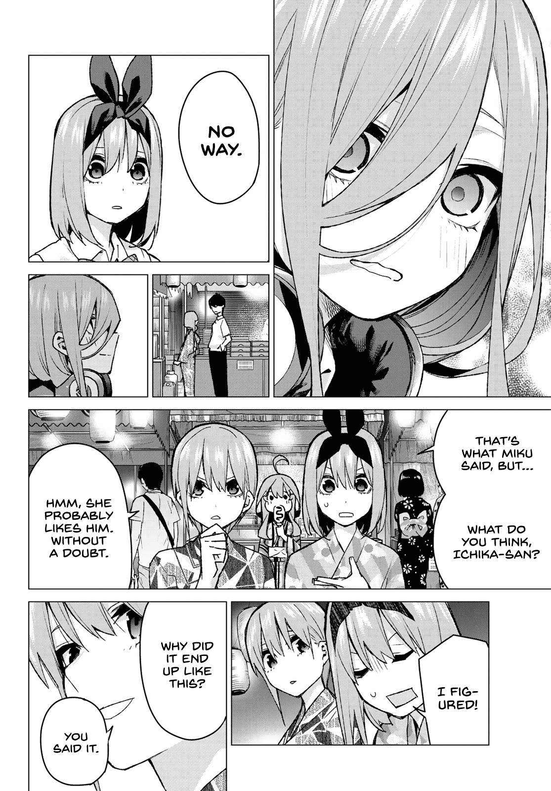 Go-Toubun no Hanayome Chapter 90 page 6 - Chapter 90: A Certain Boy and I ②