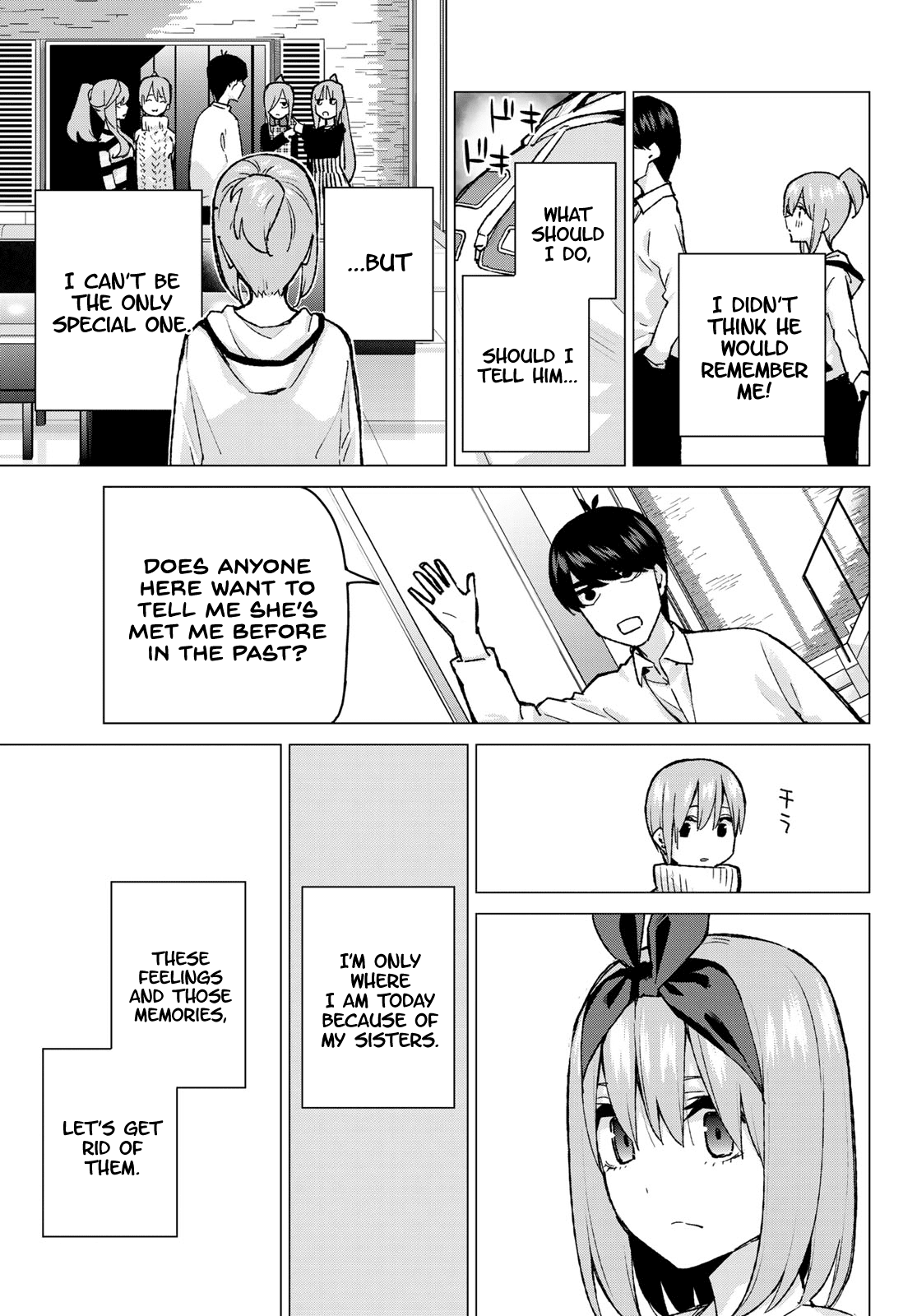Go-Toubun no Hanayome Chapter 90 page 9 - Chapter 90: A Certain Boy and I ②