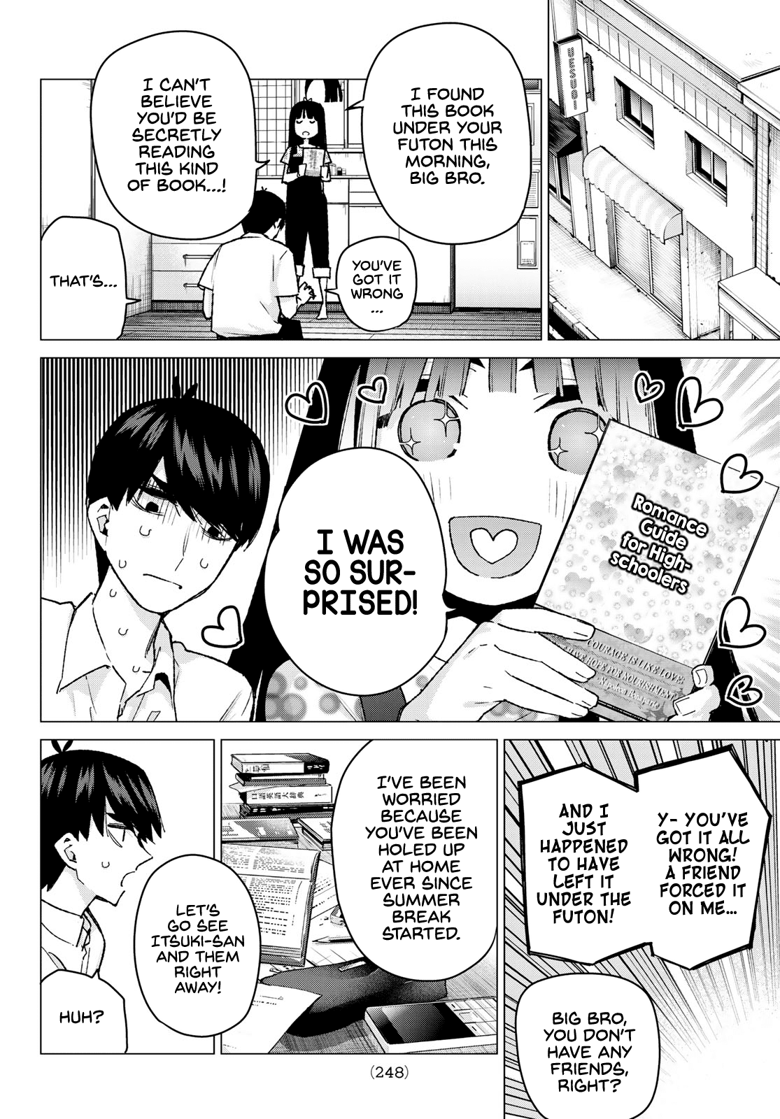Go-Toubun no Hanayome Chapter 91 page 4 - Chapter 91: Coincidence-Free Summer Break