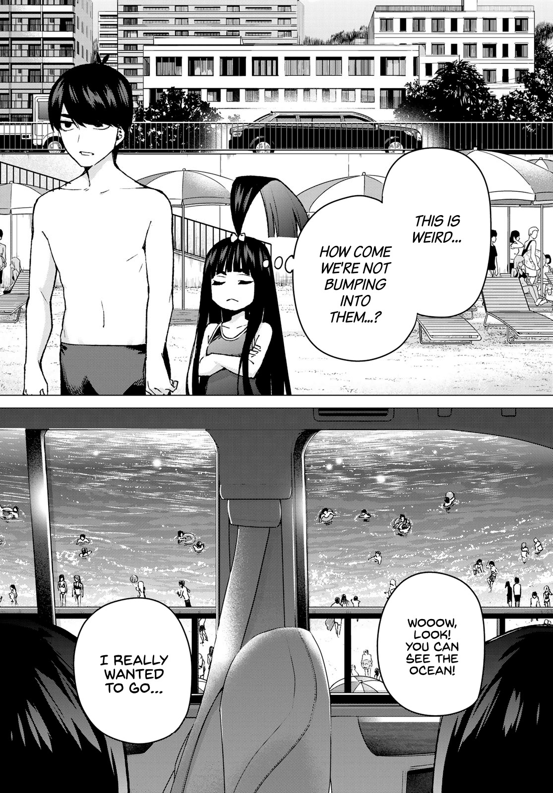 Go-Toubun no Hanayome Chapter 91 page 9 - Chapter 91: Coincidence-Free Summer Break