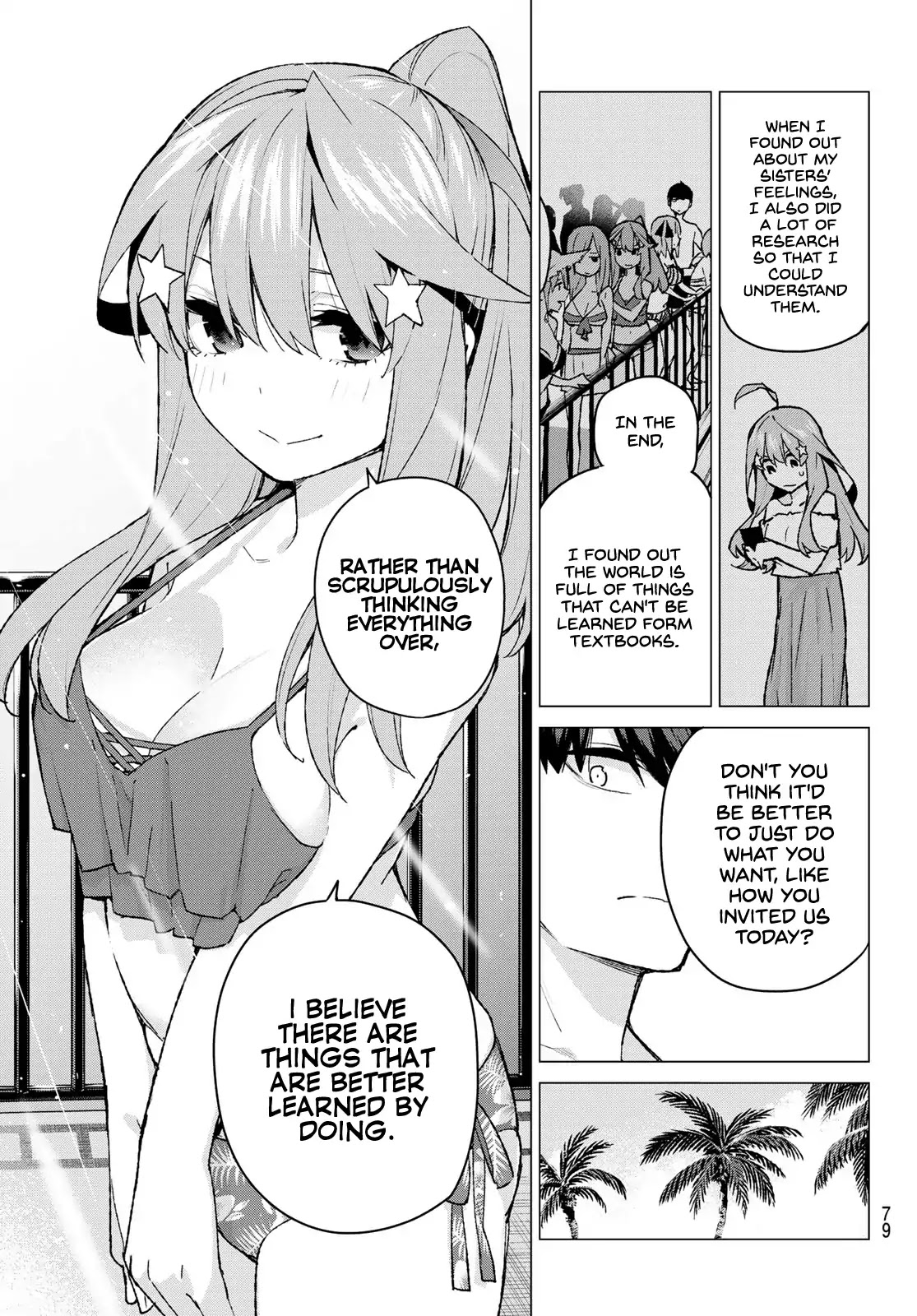 Go-Toubun no Hanayome Chapter 92 page 15 - Chapter 92: A Secret Mark