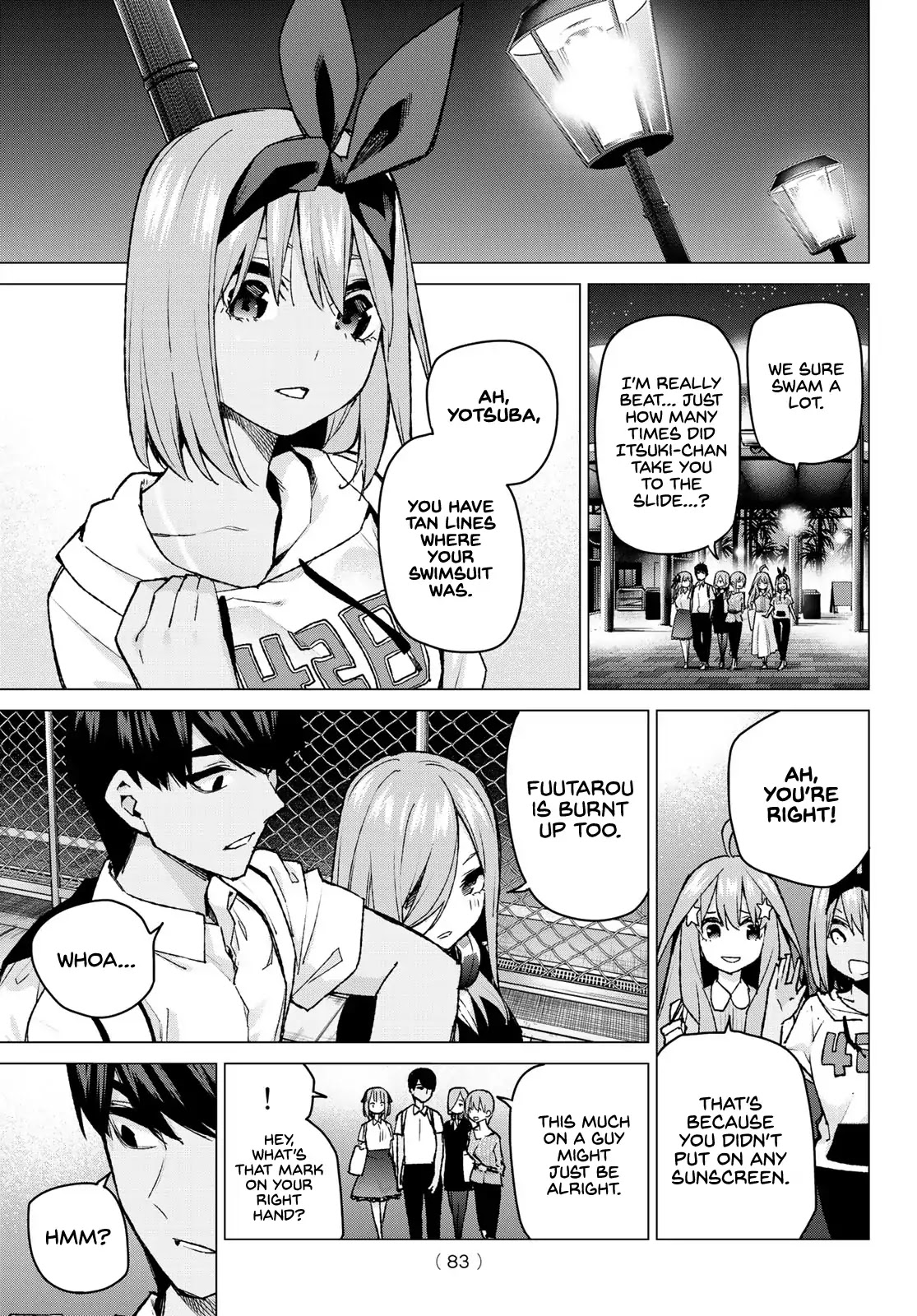 Go-Toubun no Hanayome Chapter 92 page 19 - Chapter 92: A Secret Mark