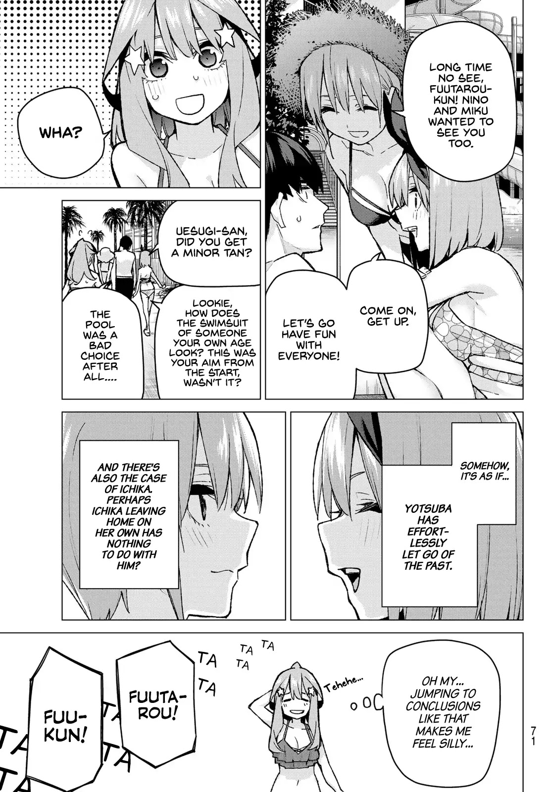 Go-Toubun no Hanayome Chapter 92 page 7 - Chapter 92: A Secret Mark