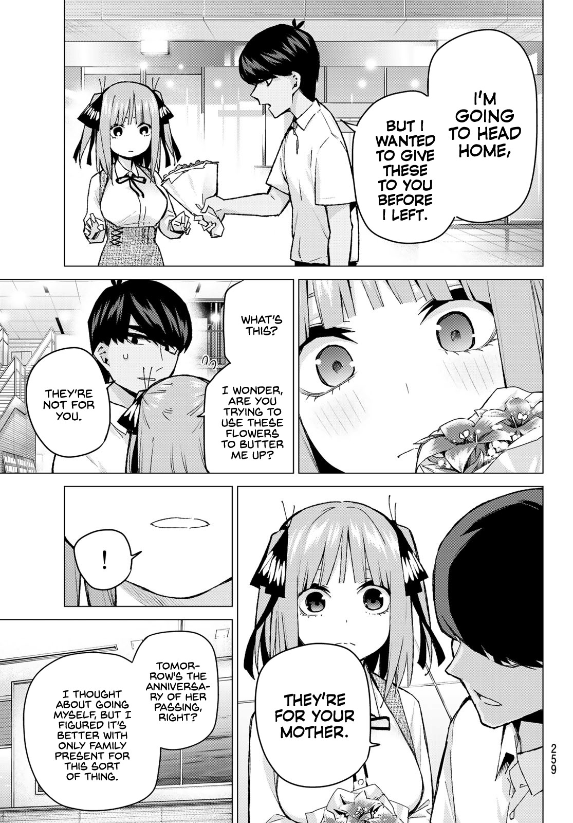 Go-Toubun no Hanayome Chapter 93 page 13 - Chapter 93: Tsun-dere-tsun