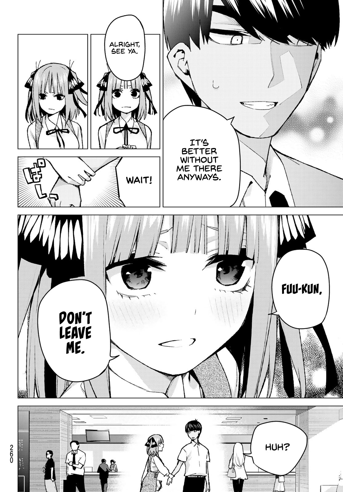 Go-Toubun no Hanayome Chapter 93 page 14 - Chapter 93: Tsun-dere-tsun