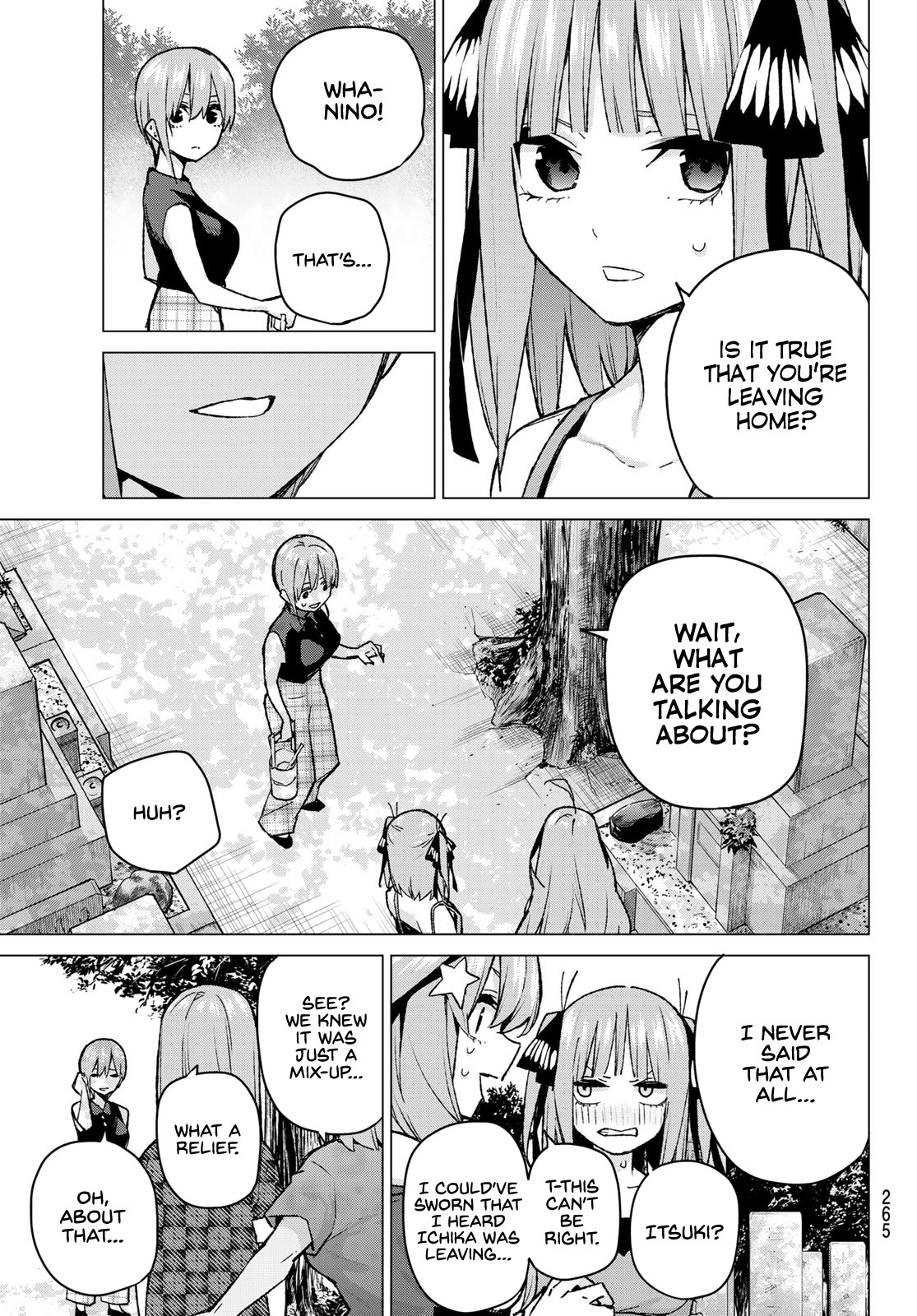 Go-Toubun no Hanayome Chapter 93 page 19 - Chapter 93: Tsun-dere-tsun