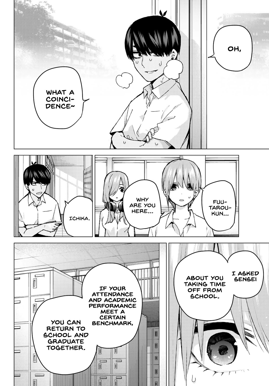 Go-Toubun no Hanayome Chapter 94 page 14 - Chapter 94: Time to Split ①