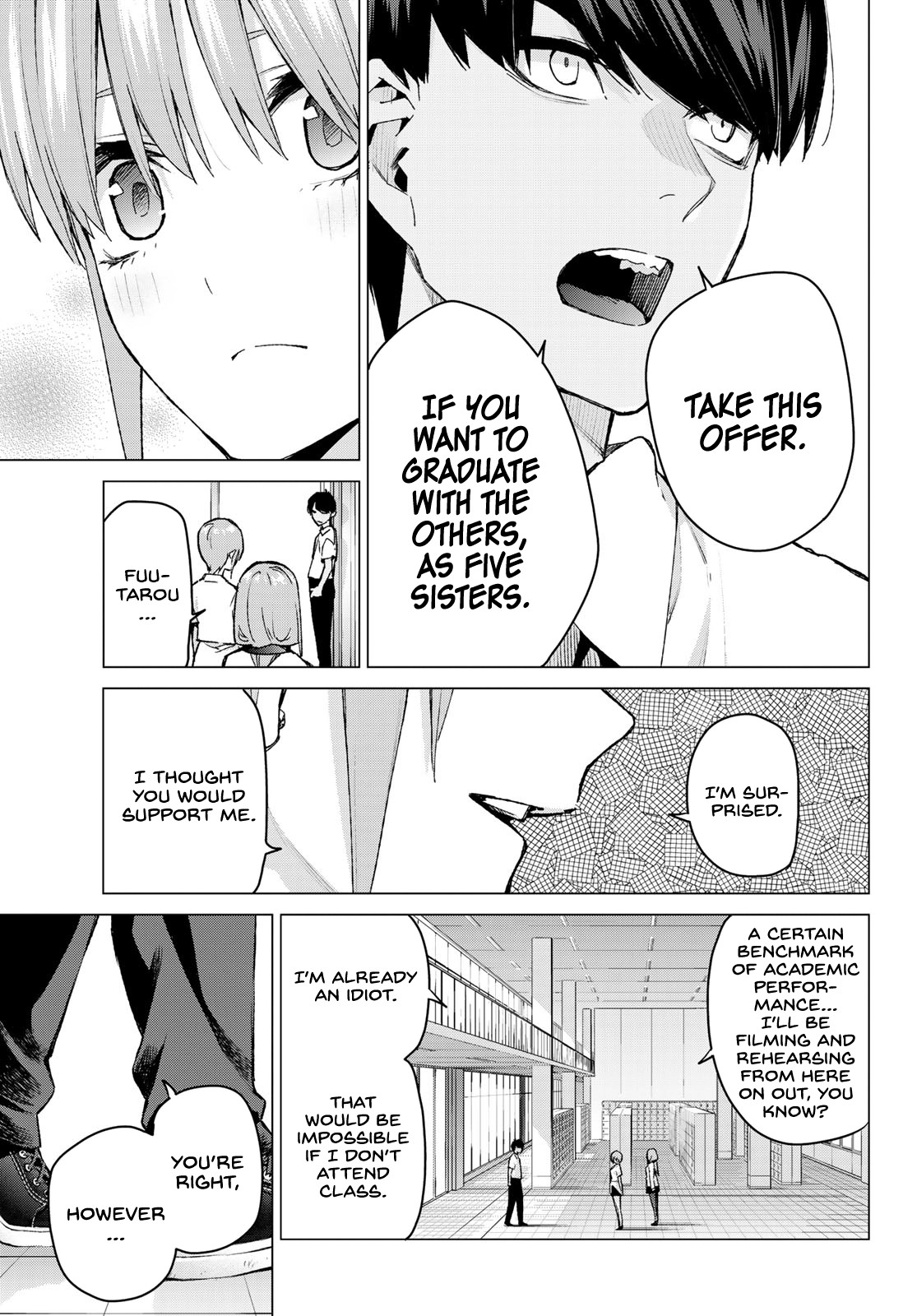 Go-Toubun no Hanayome Chapter 94 page 15 - Chapter 94: Time to Split ①