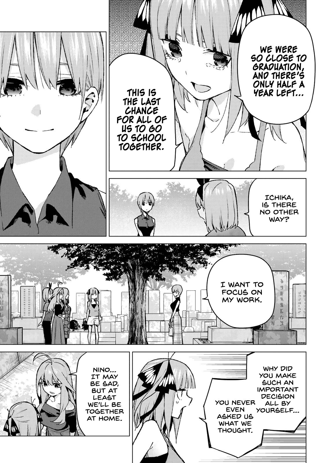 Go-Toubun no Hanayome Chapter 94 page 3 - Chapter 94: Time to Split ①