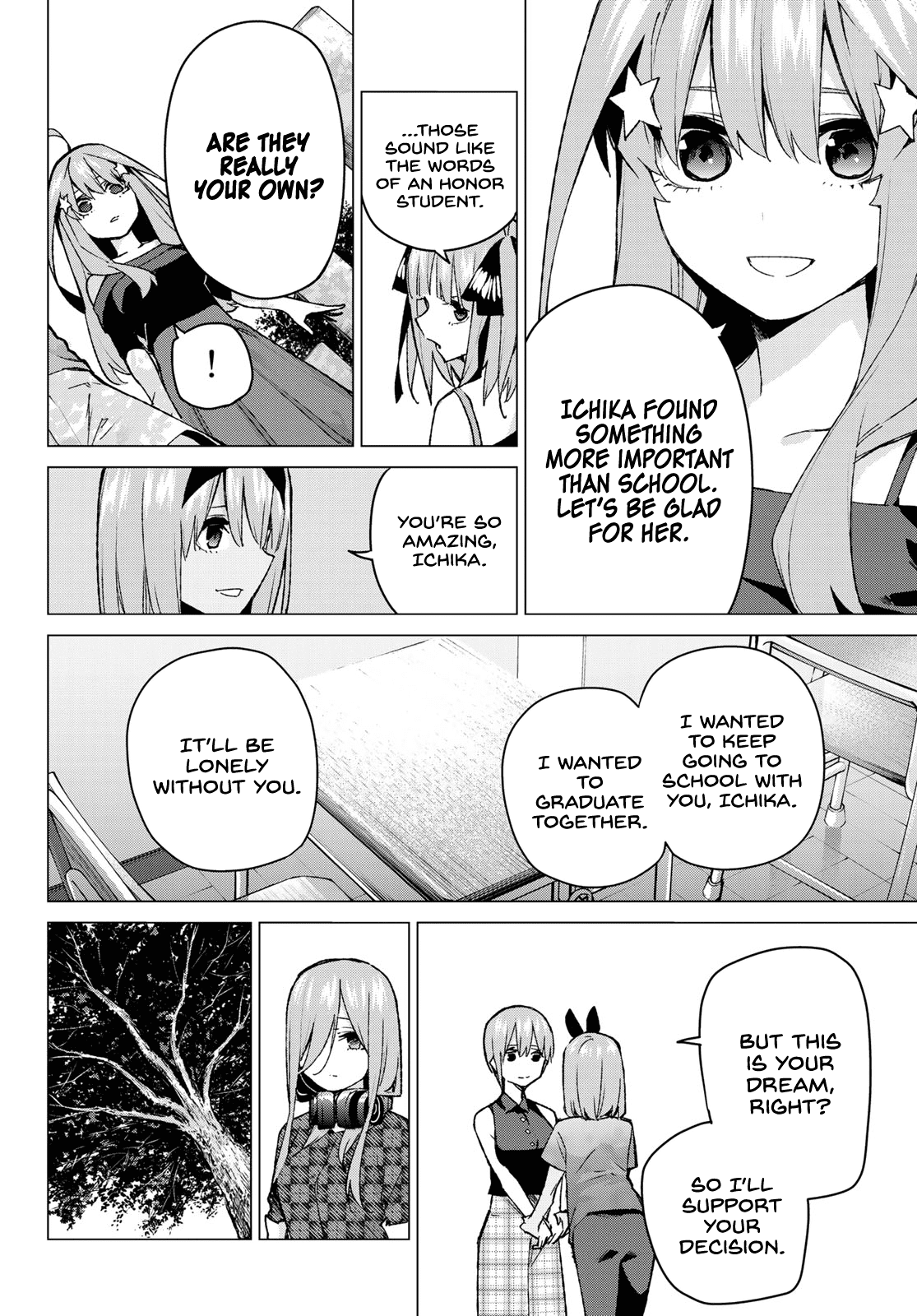 Go-Toubun no Hanayome Chapter 94 page 4 - Chapter 94: Time to Split ①
