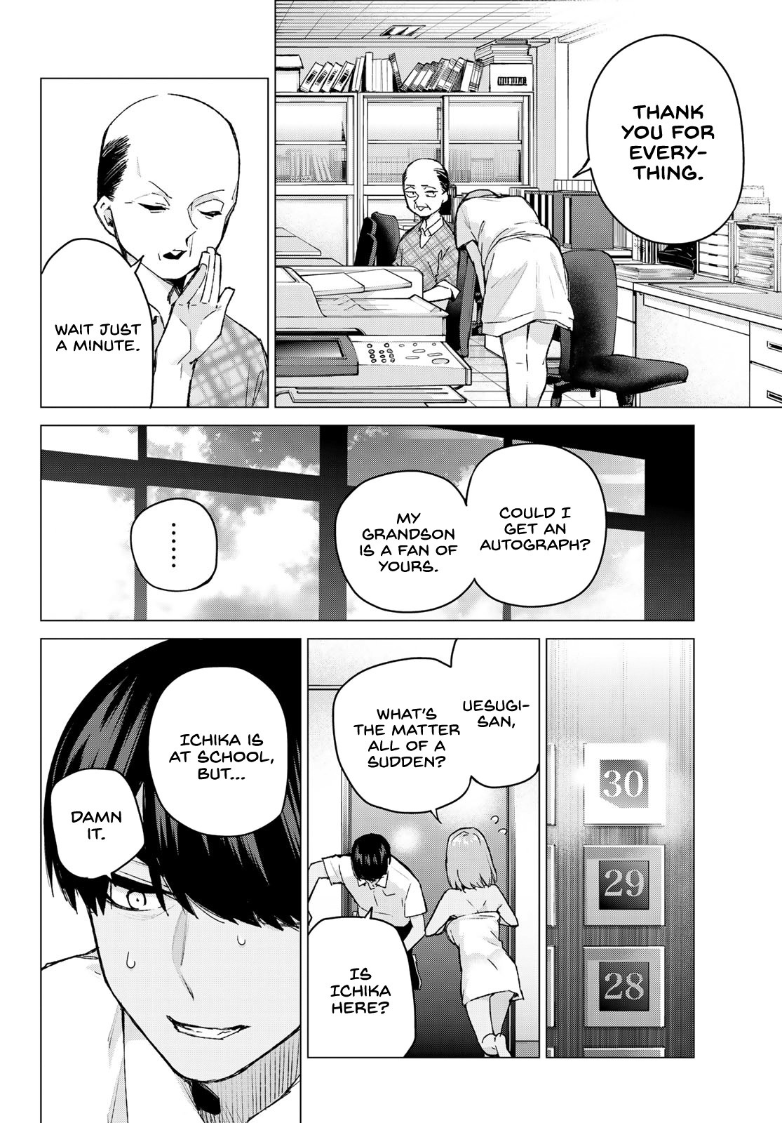 Go-Toubun no Hanayome Chapter 94 page 6 - Chapter 94: Time to Split ①