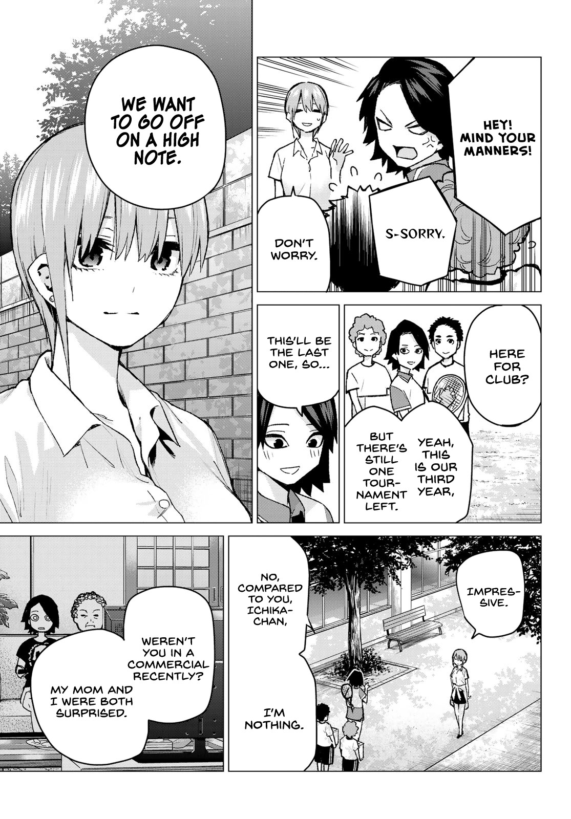 Go-Toubun no Hanayome Chapter 94 page 9 - Chapter 94: Time to Split ①