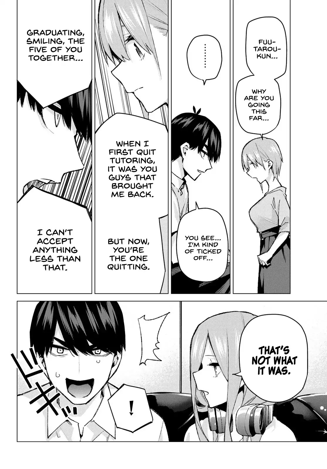 Go-Toubun no Hanayome Chapter 95 page 10 - Chapter 95: Time to Split ②