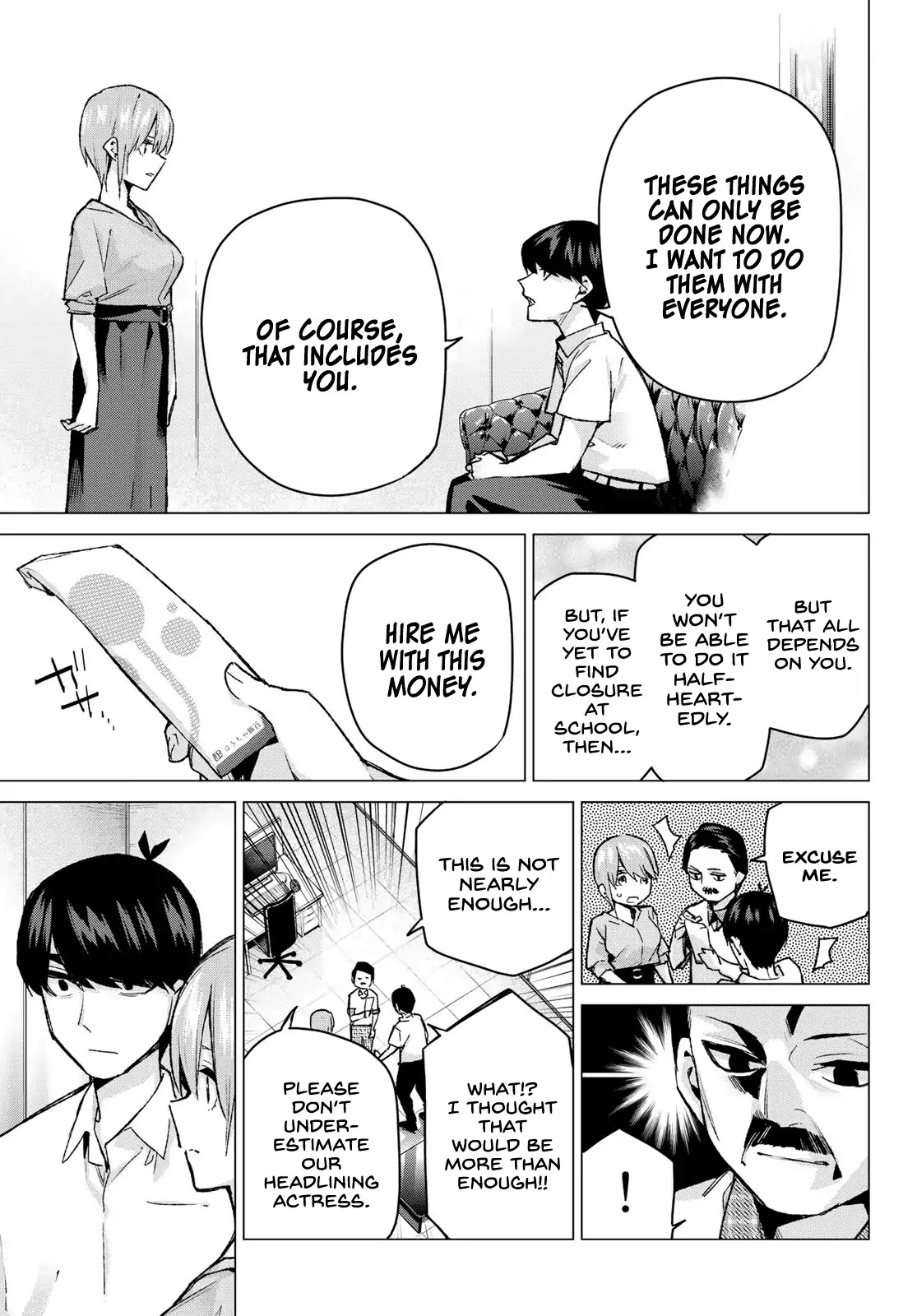 Go-Toubun no Hanayome Chapter 95 page 13 - Chapter 95: Time to Split ②