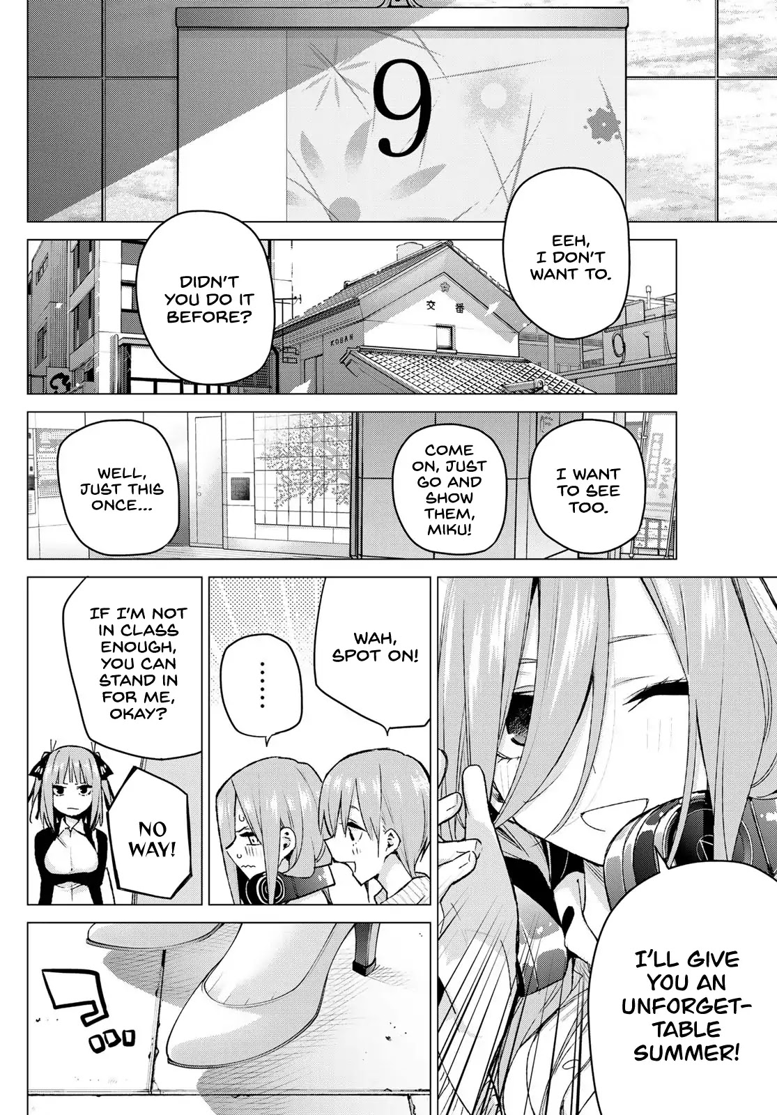 Go-Toubun no Hanayome Chapter 95 page 16 - Chapter 95: Time to Split ②