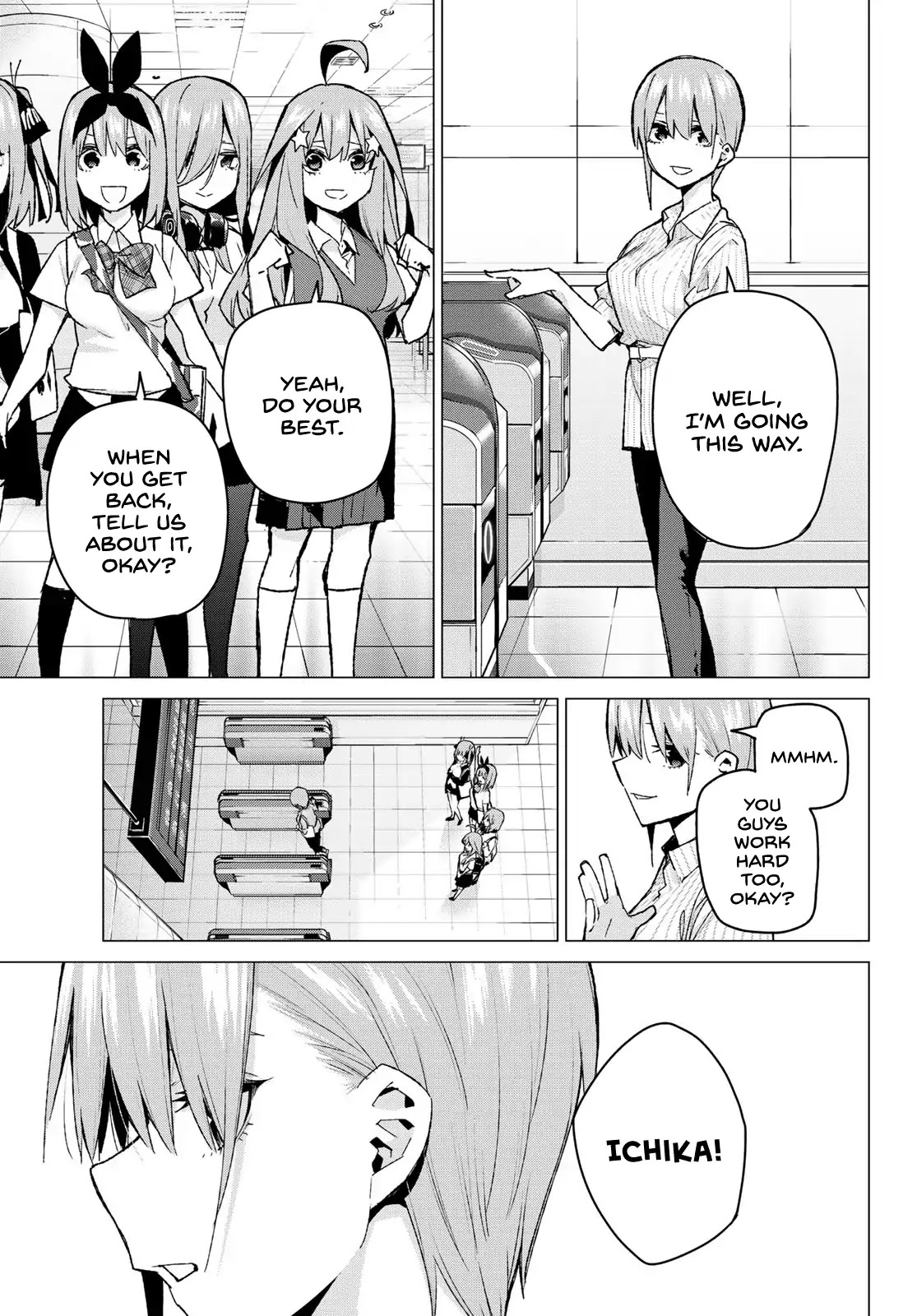 Go-Toubun no Hanayome Chapter 95 page 17 - Chapter 95: Time to Split ②