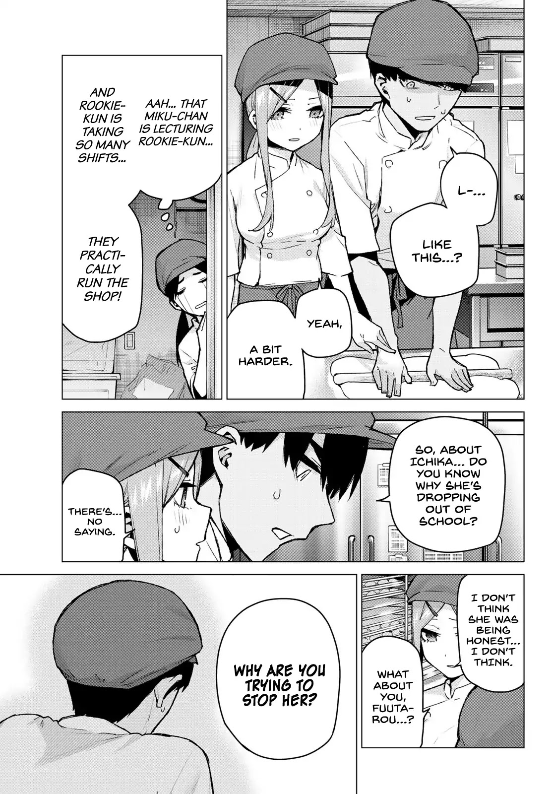 Go-Toubun no Hanayome Chapter 95 page 3 - Chapter 95: Time to Split ②