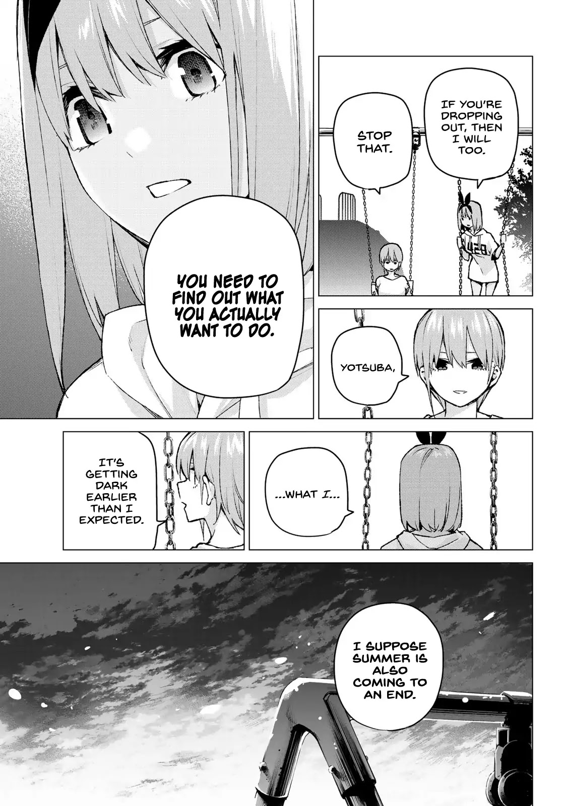Go-Toubun no Hanayome Chapter 95 page 5 - Chapter 95: Time to Split ②
