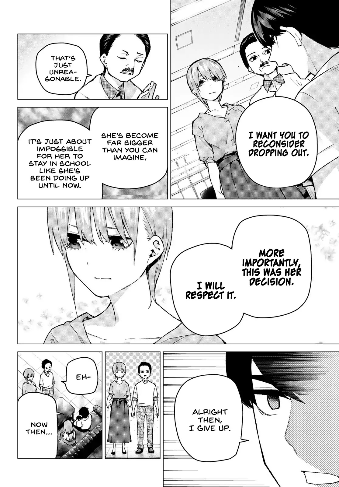 Go-Toubun no Hanayome Chapter 95 page 8 - Chapter 95: Time to Split ②