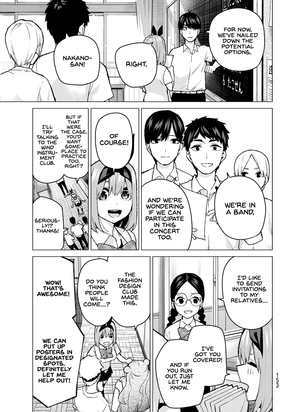 Go-Toubun no Hanayome Chapter 96 page 13 - Chapter 96: The Ordinary Days Continue
