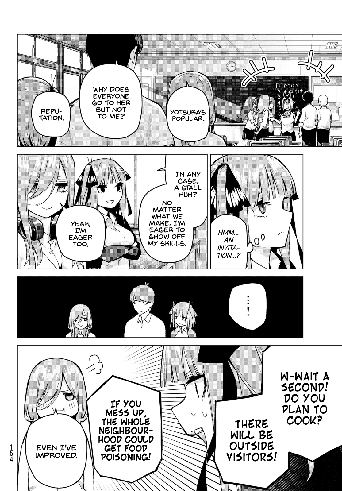 Go-Toubun no Hanayome Chapter 96 page 14 - Chapter 96: The Ordinary Days Continue