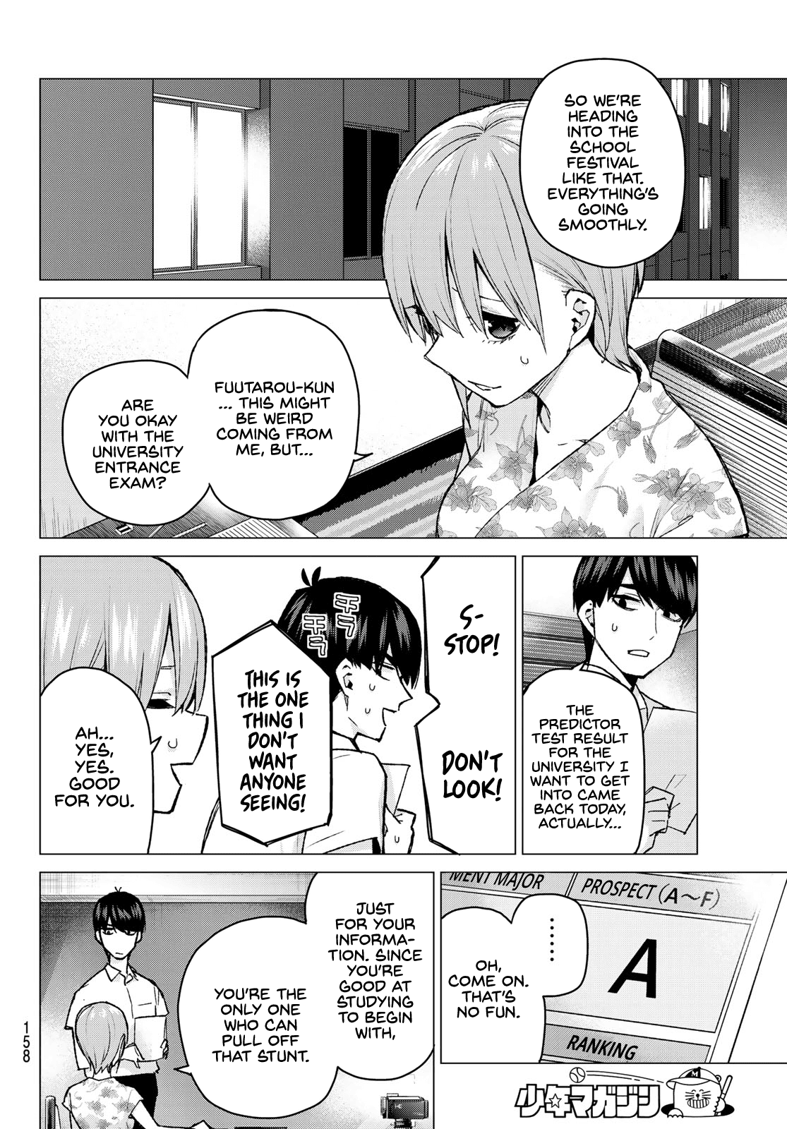 Go-Toubun no Hanayome Chapter 96 page 17 - Chapter 96: The Ordinary Days Continue