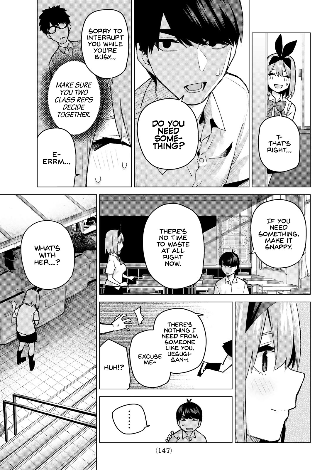 Go-Toubun no Hanayome Chapter 96 page 7 - Chapter 96: The Ordinary Days Continue