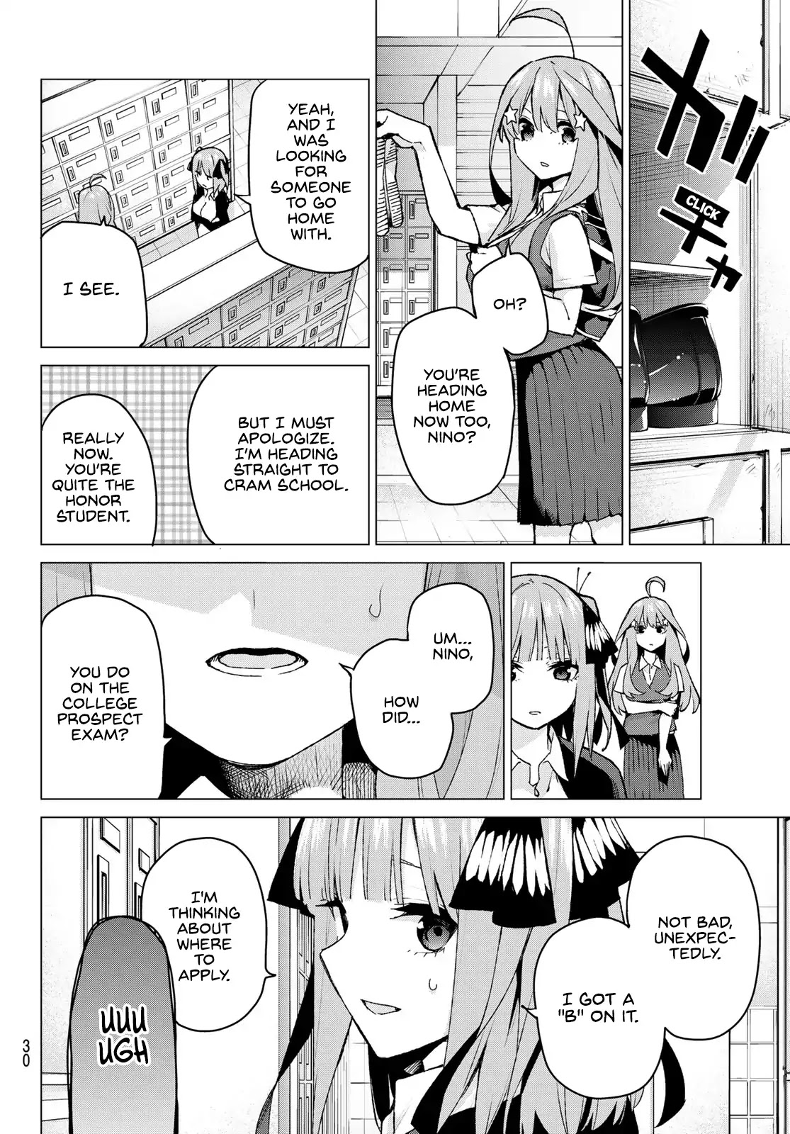 Go-Toubun no Hanayome Chapter 97 page 11 - Chapter 97: The Ordinary Days Start Changing